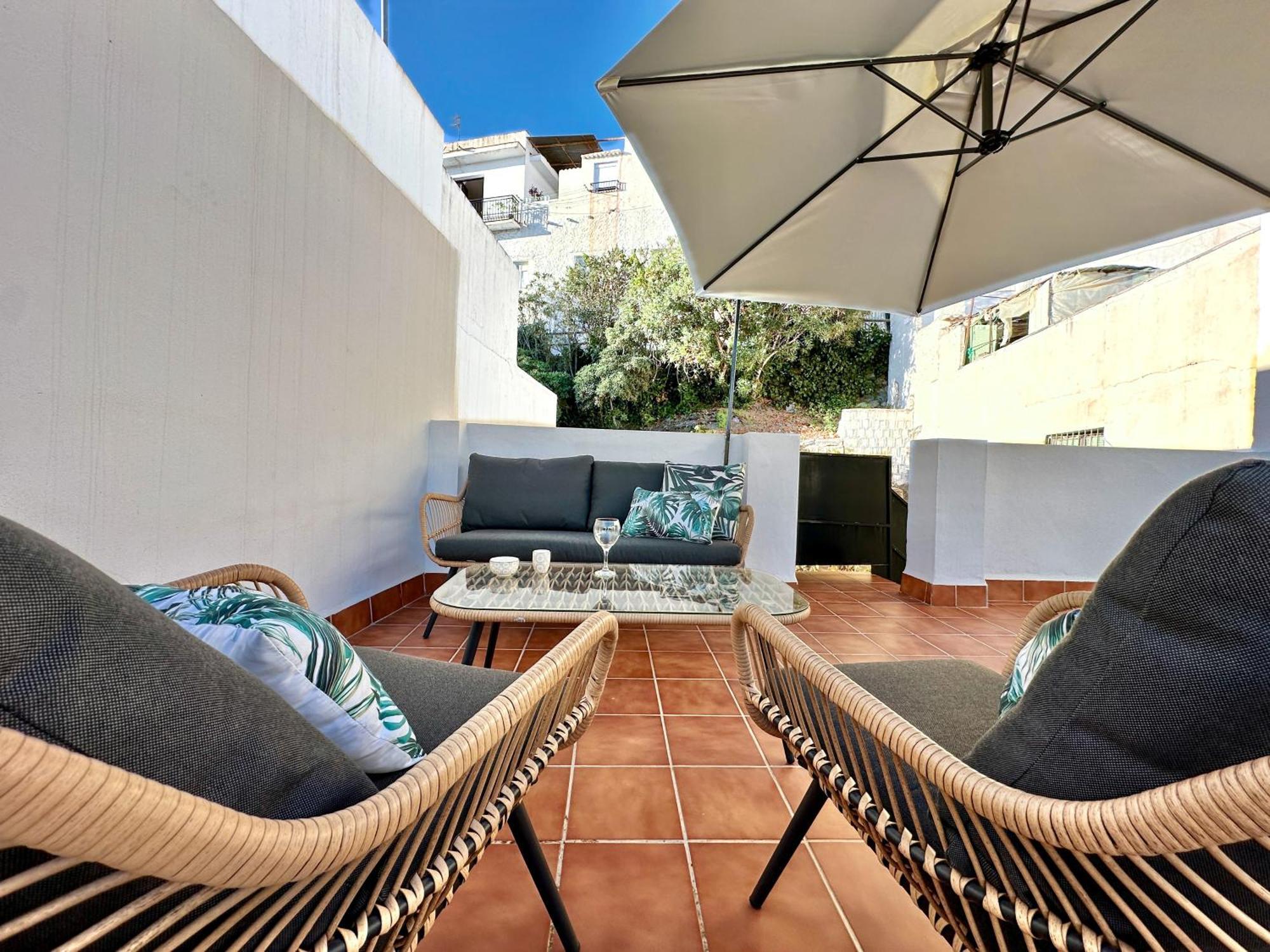 Casa Carmen Terraza Y Patio Privado En Salobrena Villa Eksteriør bilde